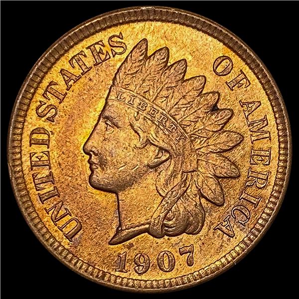 1907 RD Indian Head Cent UNCIRCULATED