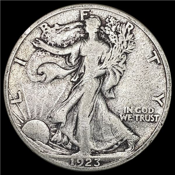 1923-S Walking Liberty Half Dollar LIGHTLY CIRCULATED