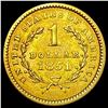 Image 2 : 1851 Rare Gold Dollar UNCIRCULATED