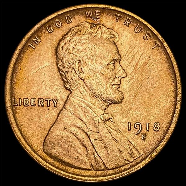 1918-S RD Wheat Cent UNCIRCULATED