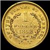 Image 2 : 1852 Rare Gold Dollar UNCIRCULATED