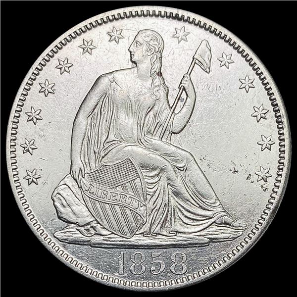 1858-O Seated Liberty Half Dollar UNCIRCULATED