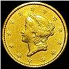 Image 1 : 1850 Rare Gold Dollar CLOSELY UNCIRCULATED