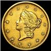 Image 1 : 1852 Rare Gold Dollar CLOSELY UNCIRCULATED