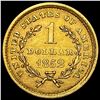 Image 2 : 1852 Rare Gold Dollar CLOSELY UNCIRCULATED