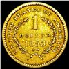 Image 2 : 1853 Rare Gold Dollar CLOSELY UNCIRCULATED