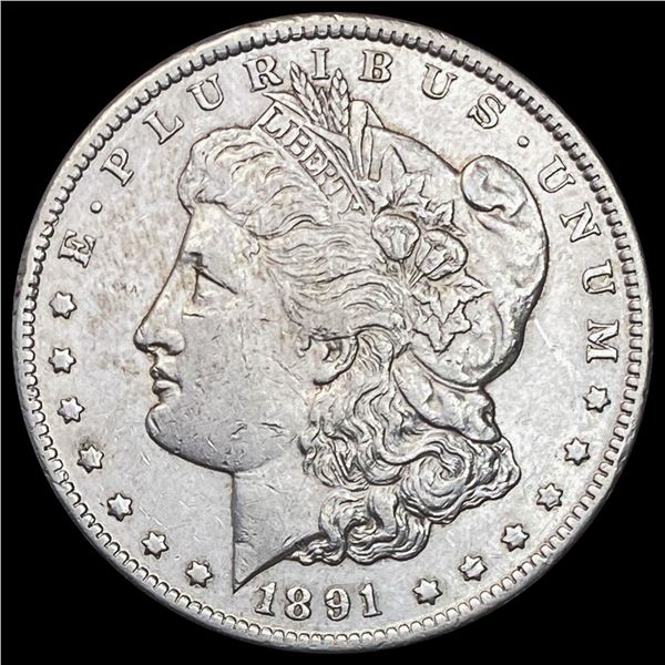 1891-CC Morgan Silver Dollar UNCIRCULATED