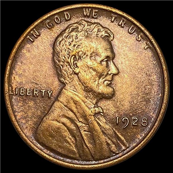 1928 RD Wheat Cent CHOICE BU