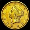 Image 1 : 1852 Rare Gold Dollar CLOSELY UNCIRCULATED
