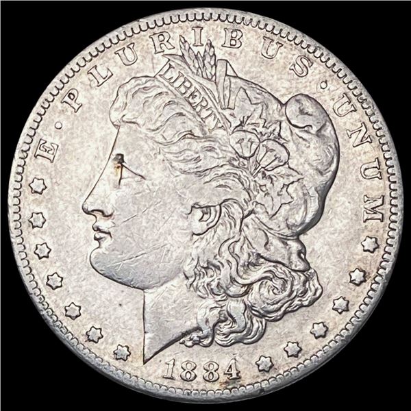 1884-S Morgan Silver Dollar NEARLY UNCIRCULATED