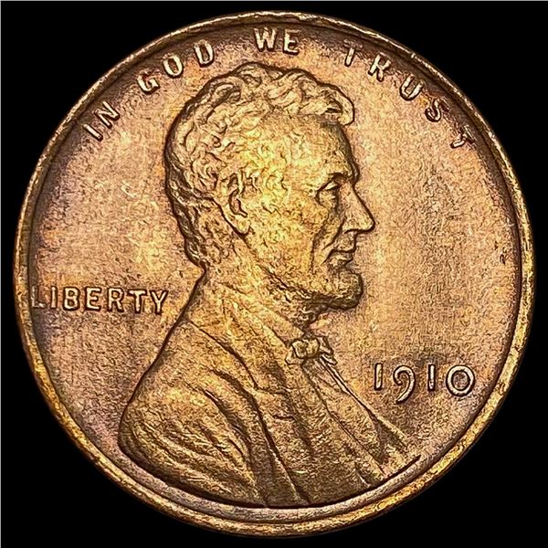 1910 RD Wheat Cent UNCIRCULATED