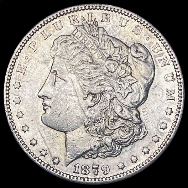 1879-S Rev 78 Morgan Silver Dollar AU+