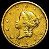 Image 1 : 1852 Rare Gold Dollar CLOSELY UNCIRCULATED