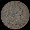 Image 1 : 1801 Draped Bust Large Cent NEARLY UNCIRCULATED