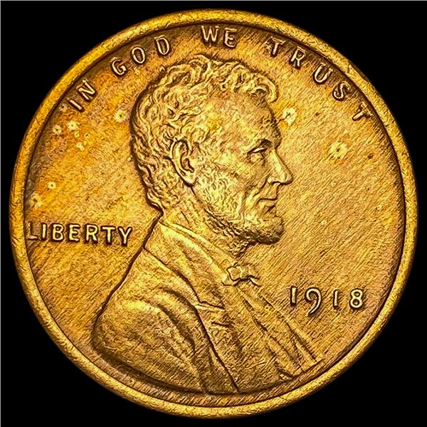 1918 RD Wheat Cent UNCIRCULATED
