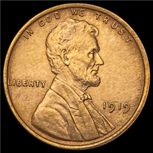 1919 RED Wheat Cent UNCIRCULATED