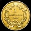 Image 2 : 1862 Rare Gold Dollar CLOSELY UNCIRCULATED