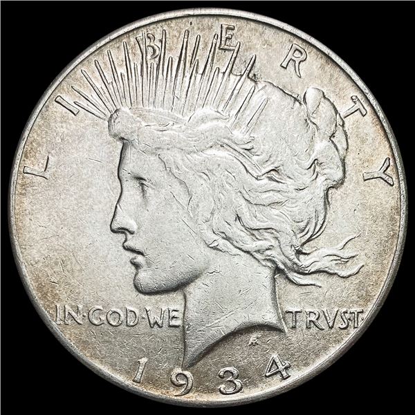 1934-S Silver Peace Dollar CLOSELY UNCIRCULATED