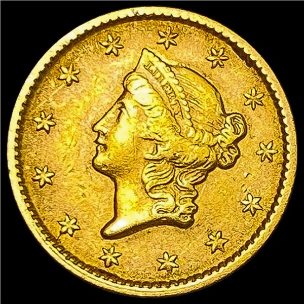 1853 Rare Gold Dollar CLOSELY UNCIRCULATED
