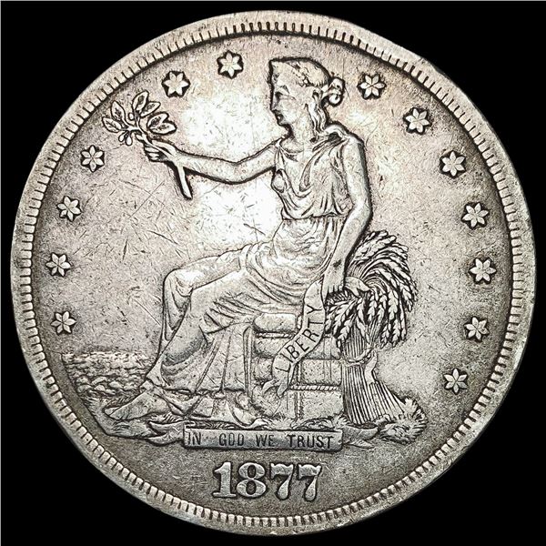 1877-S Silver Trade Dollar NEARLY UNCIRCULATED