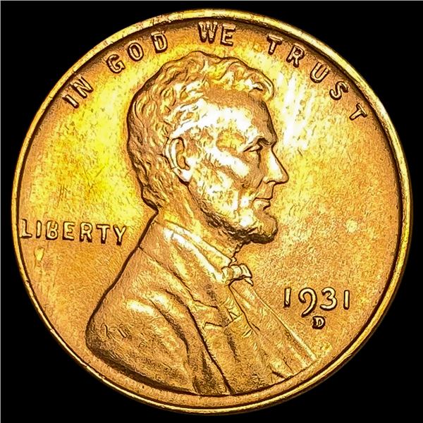 1931-D RD Wheat Cent UNCIRCULATED