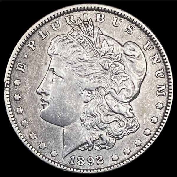 1892 Morgan Silver Dollar CHOICE AU