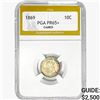 Image 1 : 1869 Seated Liberty Dime PGA PR65+ CAMEO