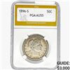 1896-S Barber Half Dollar PGA AU55
