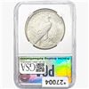 Image 2 : 1921 Silver Peace Dollar PGA MS64 High Relief