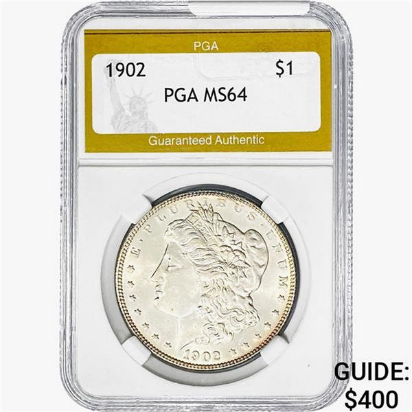 1902 Morgan Silver Dollar PGA MS64