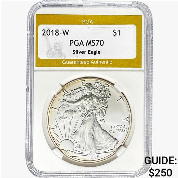 2018-W Silver Eagle PGA MS70