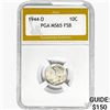 1944-D Mercury Silver Dime PGA MS65 FSB