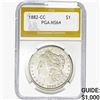 Image 1 : 1882-CC Morgan Silver Dollar PGA MS64