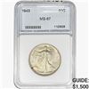 Image 1 : 1943 Walking Liberty Half Dollar NNC MS67
