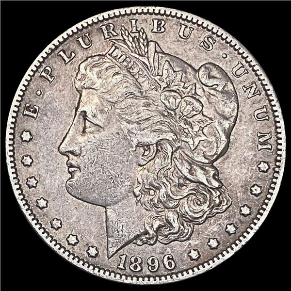 1896-O Morgan Silver Dollar NEARLY UNCIRCULATED