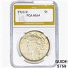1923-D Silver Peace Dollar PGA MS64