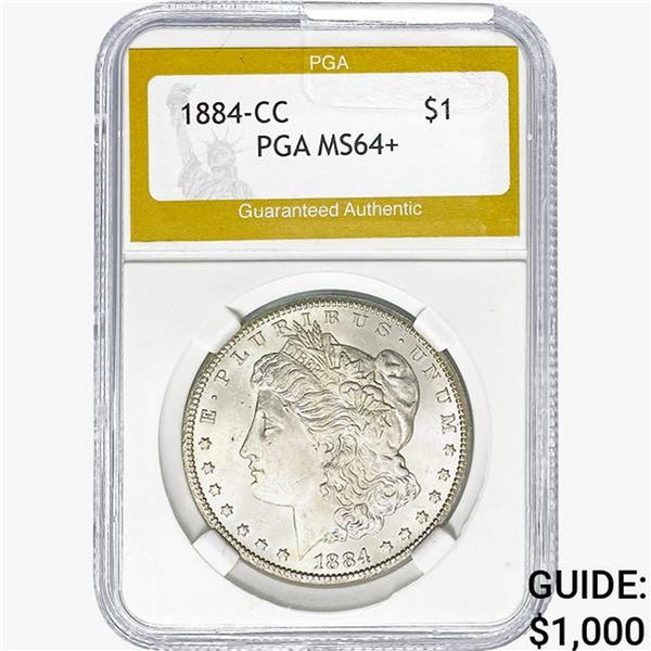 1884-CC Morgan Silver Dollar PGA MS64+