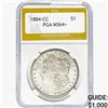 1884-CC Morgan Silver Dollar PGA MS64+