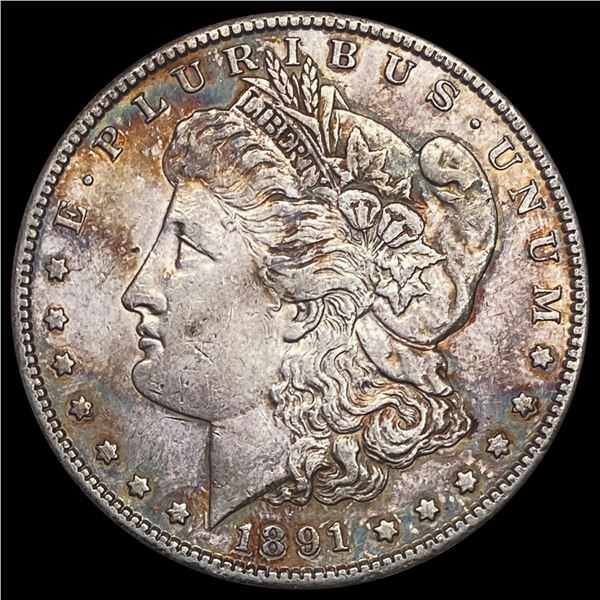 1891-S Morgan Silver Dollar CLOSELY UNCIRCULATED