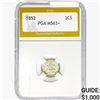 Image 1 : 1852 Silver Three Cent PGA MS63+