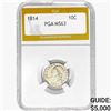 Image 1 : 1814 Capped Bust Dime PGA MS63