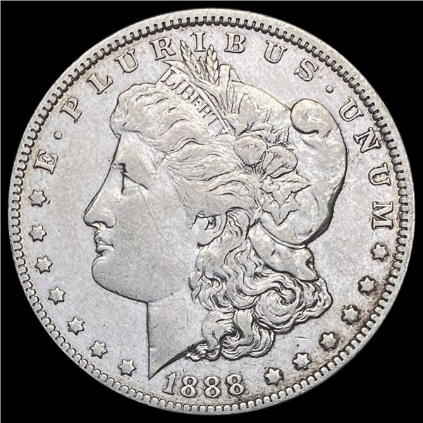 1888-O Hotlips Morgan Silver Dollar NEAR UNC