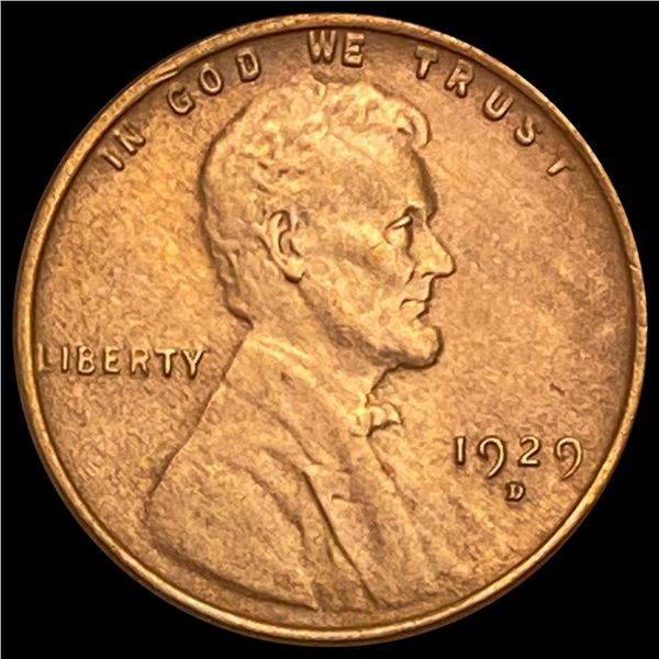 1929-D RED Wheat Cent UNCIRCULATED