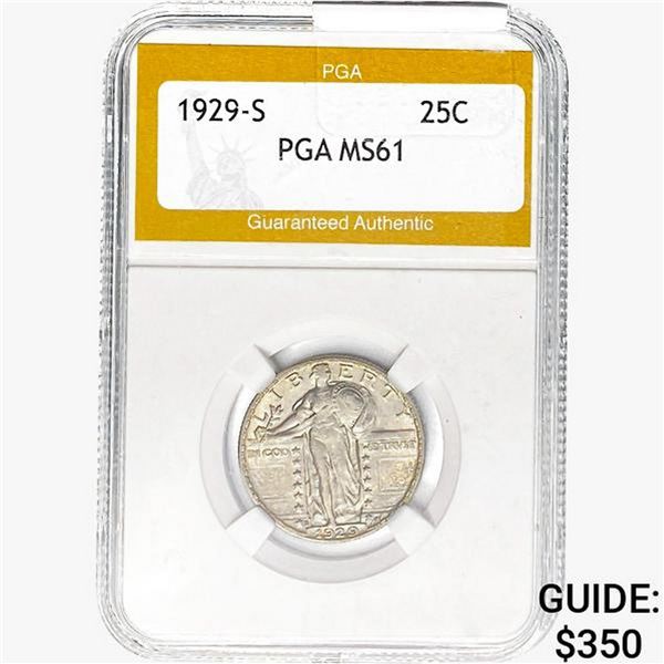1929-S Standing Liberty Quarter PGA MS61
