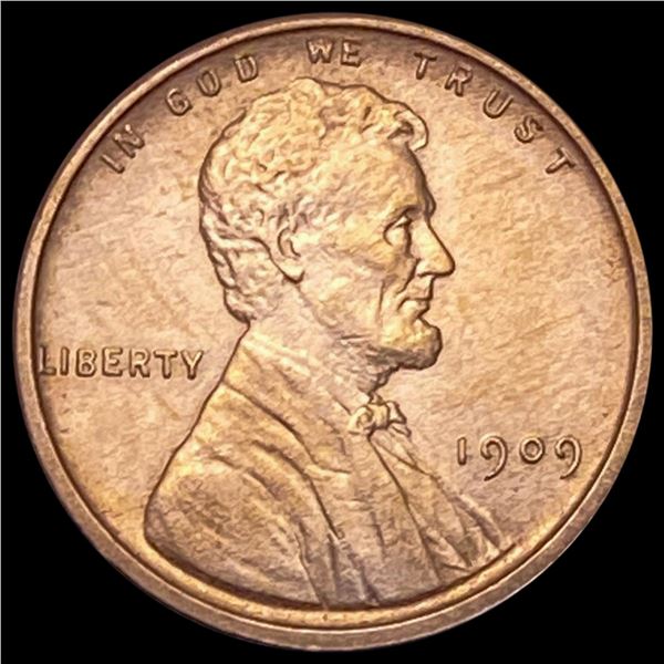 1909 VDB RED Wheat Cent UNCIRCULATED