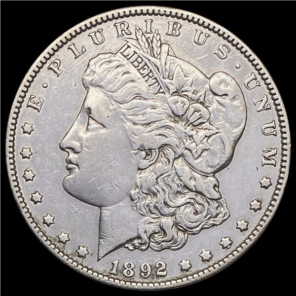 1892-O Morgan Silver Dollar CLOSELY UNCIRCULATED
