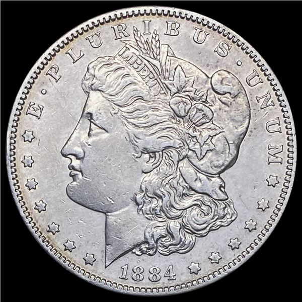 1884-S Morgan Silver Dollar CHOICE AU