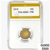 Image 1 : 1919 Mercury Silver Dime PGA MS66+ FSB