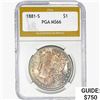 1881-S Morgan Silver Dollar PGA MS66