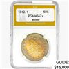 Image 1 : 1812/1 Capped Bust Half Dollar PGA MS62+ Monster
